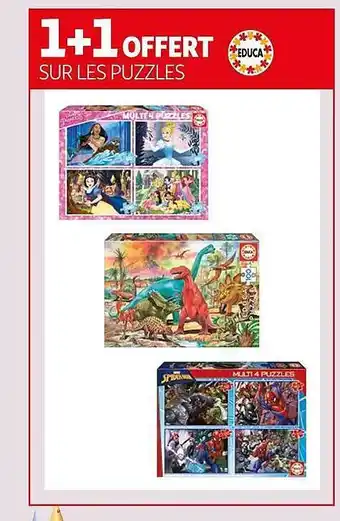 Auchan Les puzzles educa offre