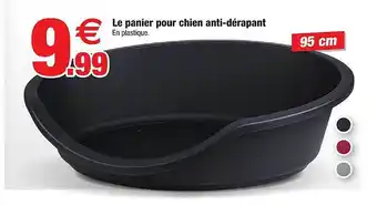 Bazarland Le panier pour chien anti-dérapant offre