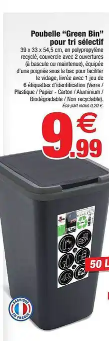 Bazarland Poubelle offre