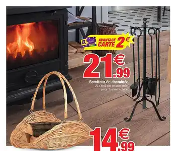 Bazarland Serviteur de cheminée offre