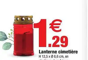 Bazarland Lanterne cimetière offre