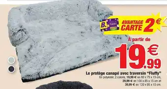 Bazarland Le protège canapé avec traversin offre