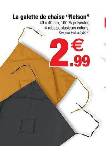 Bazarland La galette de chaise offre