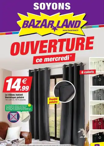 Le rideau isolant thermique polaire