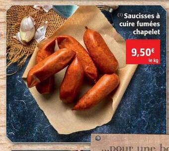 Colruyt Saucisses à cuire fumées chapelet offre