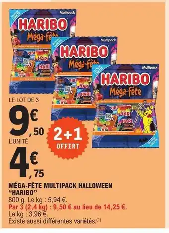 E.Leclerc Méga-fête multipack halloween offre