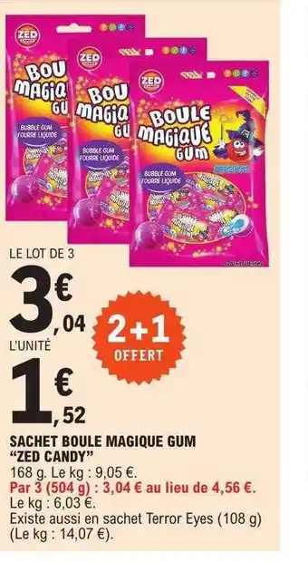 E.Leclerc Sachet boule magique gum offre