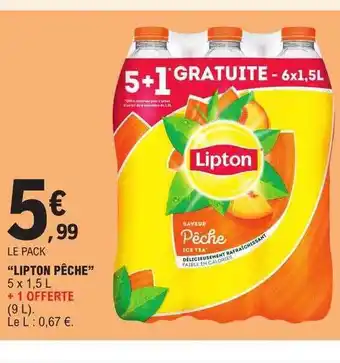 E.Leclerc Offre "lipton pêche" chez e leclerc offre
