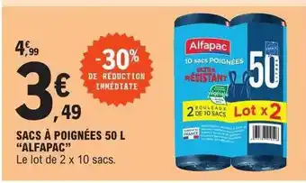 E.Leclerc Sacs à poignées 50l offre
