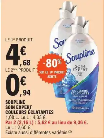 E.Leclerc Soupline soin expert couleurs éclatantes offre