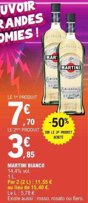 E.Leclerc Martini bianco offre