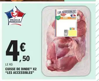 E.Leclerc Cuisse de dinde x2 offre