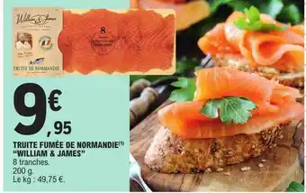 E.Leclerc Truite fumée de normandie offre
