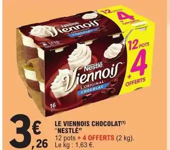 E.Leclerc Le viennois chocolat offre