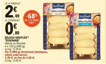 E.Leclerc Délices soufflés offre