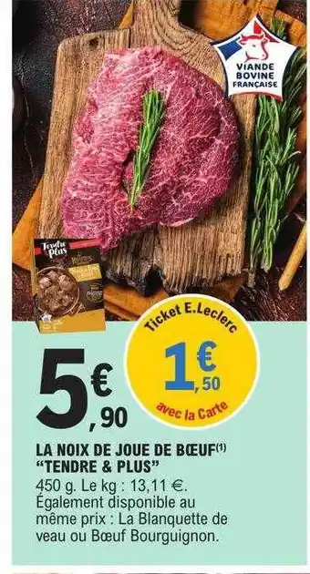La noix de joue de boeuf