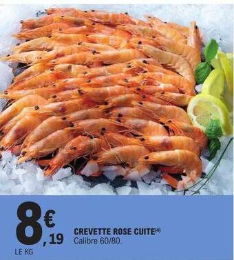 E.Leclerc Crevette rose cuite offre