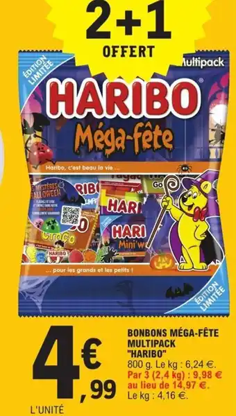 E.Leclerc Bonbons Mega-Fête Multipack Haribo offre