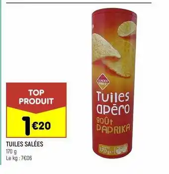 Tuiles salées