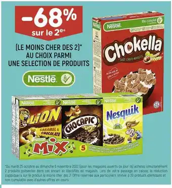 Leader Price Produits nestlé offre
