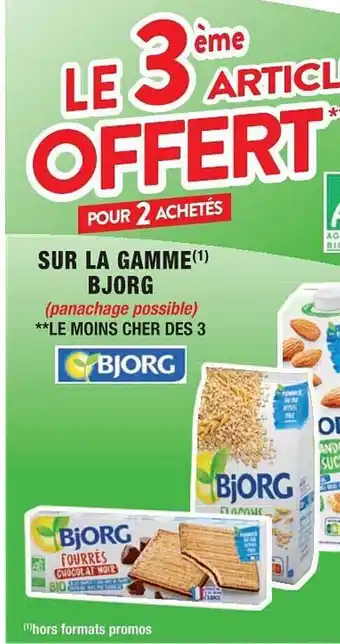 Cora x Carrefour La gamme bjorg offre