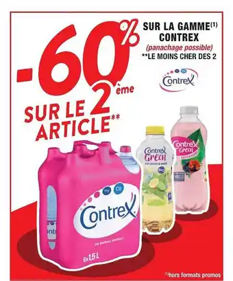 Cora x Carrefour La gamme contrex offre