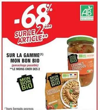 Cora x Carrefour La gamme mon bon bio offre