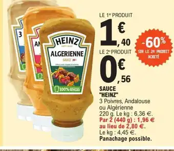E.Leclerc Sauce Heinz offre