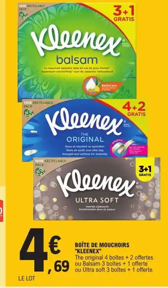 E.Leclerc Boite de Mouchoirs Kleenex offre