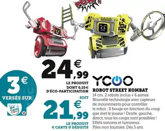 Hyper U Robot street kombat offre