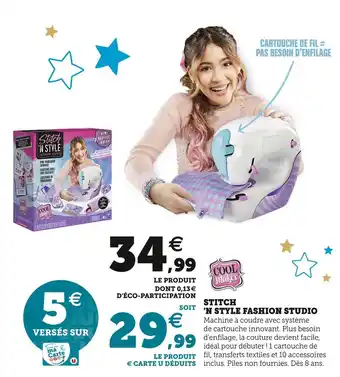Hyper U Stitch 'n style fashion studio offre