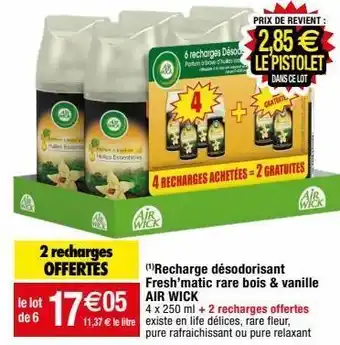 Migros Désodorisant offre