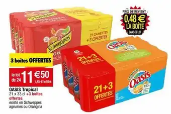 Migros Boissons oasis offre