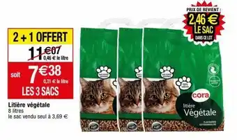 Migros Litière pour chats cora offre
