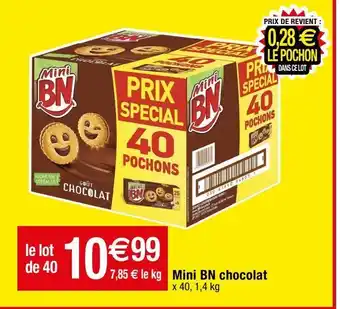 Migros Biscuits bn chocolat offre