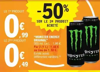 E.Leclerc Monster Energy Original offre