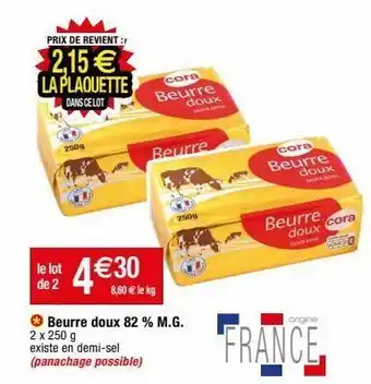 Migros Beurre cora offre