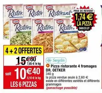 Migros Pizza dr. oetker offre