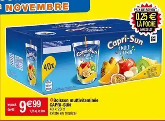 Migros Boissons capri sun offre