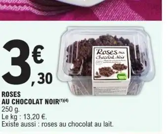E.Leclerc Roses au Chocolat Noir offre