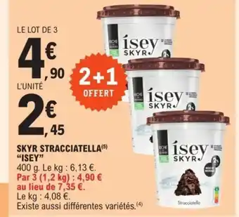 E.Leclerc Skyr Stracciatella Isey offre