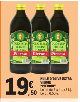 E.Leclerc Huile D'Olive Extra Vierge "Pieroni" offre