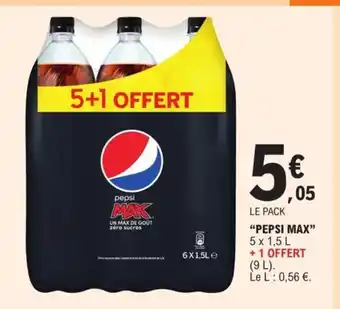 E.Leclerc "Pepsi Max" offre
