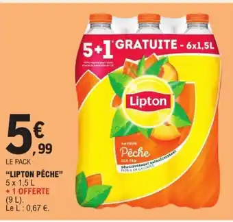 E.Leclerc "Lipton Peche" offre