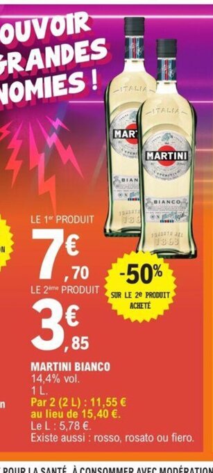 E.Leclerc Martini Bianco offre