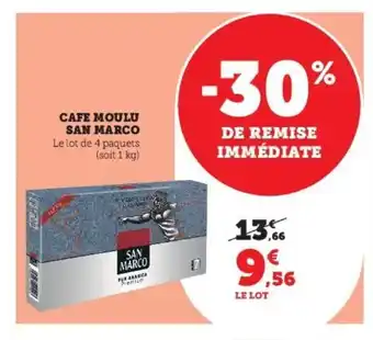 Super U Cafe Moulu San Marco offre