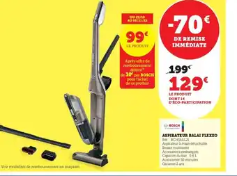 Super U Aspirateur Bakai Flexxo offre