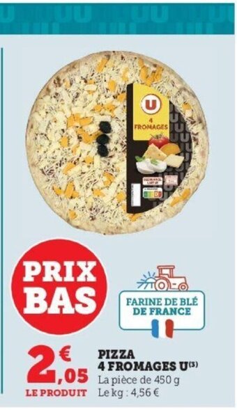 Super U Pizza 4 Fromages U offre