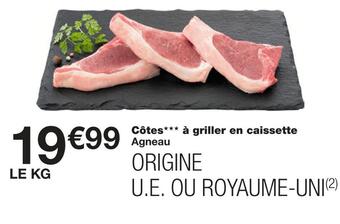 Monoprix Côtes à griller en caissette offre