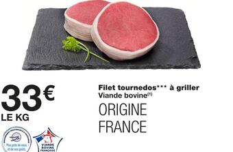 Monoprix Filet tournedos à griller offre